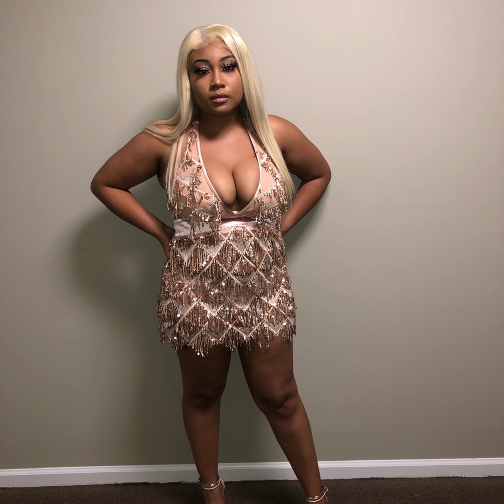 Sexy glitter party dress